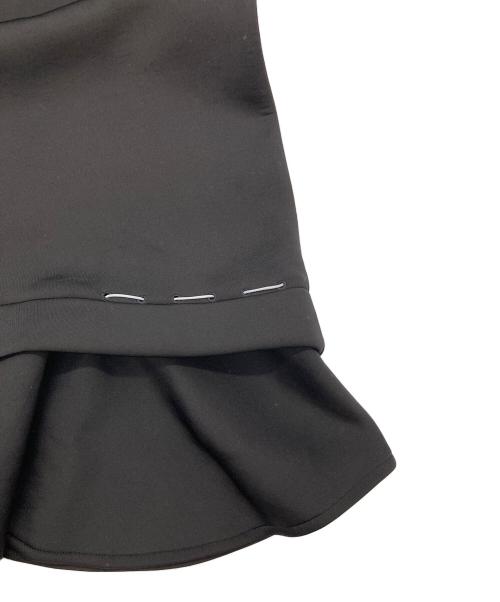 UN3D.（アンスリード）UN3D. (アンスリード) ロングスカート マーメイドスカート ホワイトステッチデザイン ブラック サイズ:36の古着・服飾アイテム