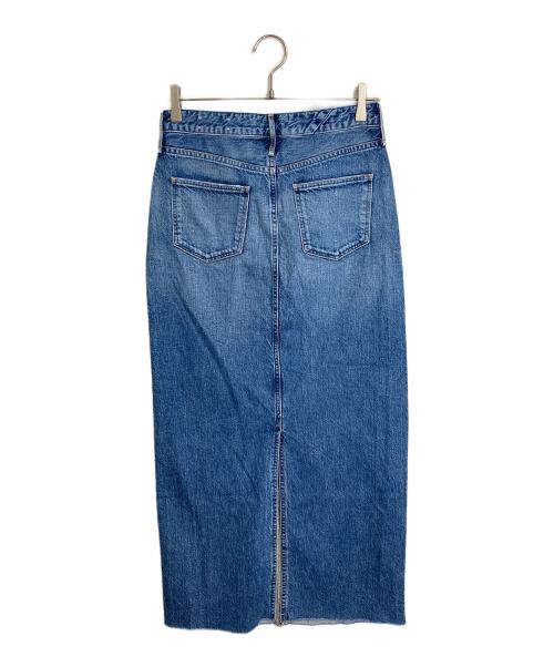 upper hights（アッパーハイツ）upper hights (アッパーハイツ) デニムスカート THE HELENA MARINE CUTOFF ジップフライ バックスリットデザイン 5P インディゴ サイズ:24の古着・服飾アイテム