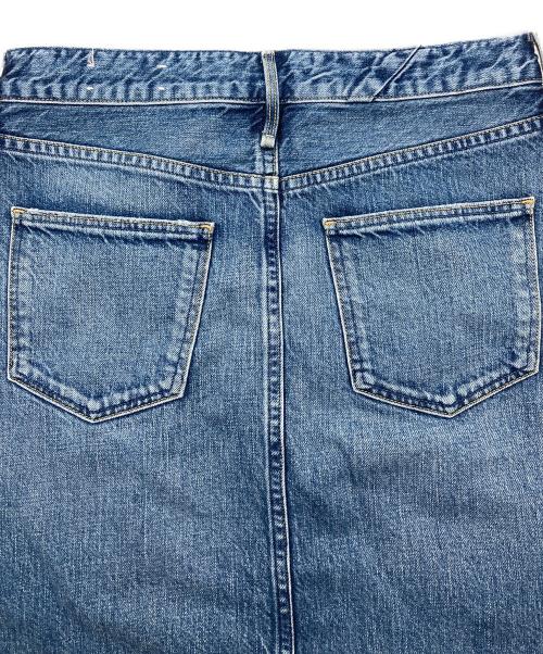 upper hights（アッパーハイツ）upper hights (アッパーハイツ) デニムスカート THE HELENA MARINE CUTOFF ジップフライ バックスリットデザイン 5P インディゴ サイズ:24の古着・服飾アイテム