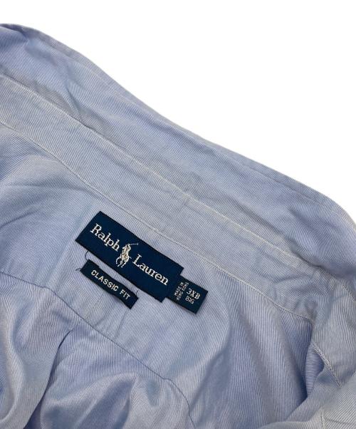 POLO RALPH LAUREN（ポロ・ラルフローレン）POLO RALPH LAUREN (ポロ・ラルフローレン) ボタンダウンシャツ サックスブルー サイズ:3XBの古着・服飾アイテム