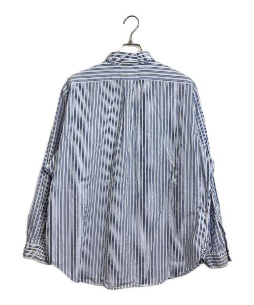 RALPH LAUREN（ラルフローレン）RALPH LAUREN (ラルフローレン) ボタンダウンシャツ　コットンシャツ　ストライプ ブルー×ホワイト サイズ:17 1/2の古着・服飾アイテム