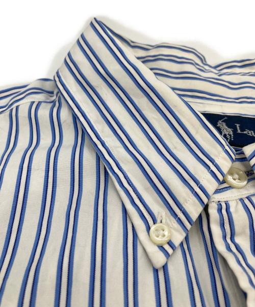 RALPH LAUREN（ラルフローレン）RALPH LAUREN (ラルフローレン) ボタンダウンシャツ　コットンシャツ　ストライプ ブルー×ホワイト サイズ:17 1/2の古着・服飾アイテム
