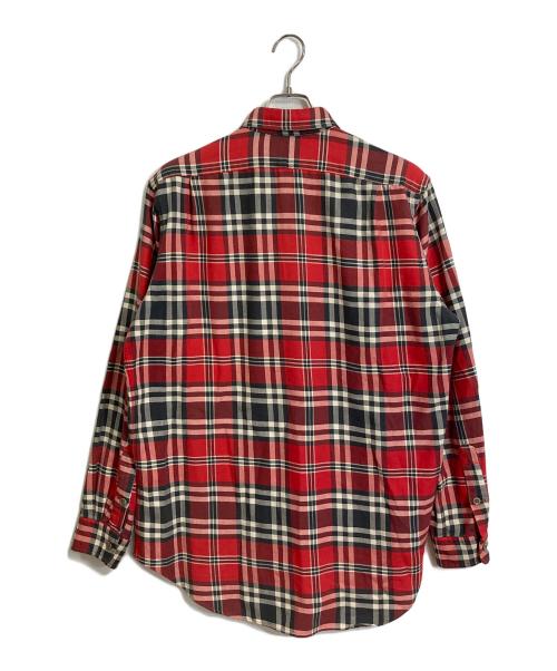 POLO COUNTRY（ポロカントリー）POLO COUNTRY (ポロカントリー) 【古着】80's90'sチェックシャツ　80年代　90年代 レッド×グレー サイズ:Lの古着・服飾アイテム