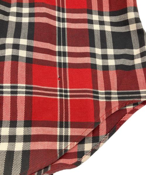 POLO COUNTRY（ポロカントリー）POLO COUNTRY (ポロカントリー) 【古着】80's90'sチェックシャツ　80年代　90年代 レッド×グレー サイズ:Lの古着・服飾アイテム