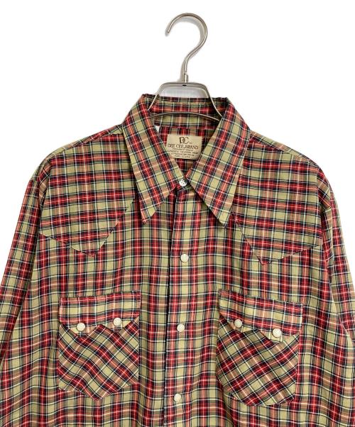 DEE CEE BRAND（ディーシーブランド）DEE CEE BRAND (ディーシーブランド) 【古着】ウエスタンシャツ　　チェック ベージュ サイズ:15 1/2ー34の古着・服飾アイテム