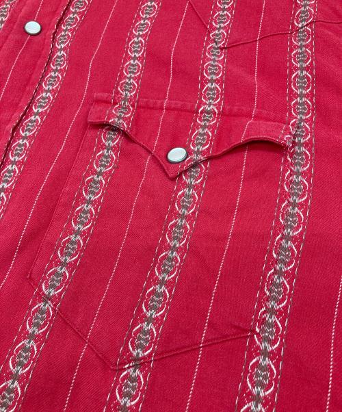 POLO RALPH LAUREN（ポロ・ラルフローレン）POLO RALPH LAUREN (ポロ・ラルフローレン) 【古着】90'S ウエスタンシャツ 半袖シャツ　90年代　 VITAGE CLASSIC WESTERN レッド サイズ:XLの古着・服飾アイテム