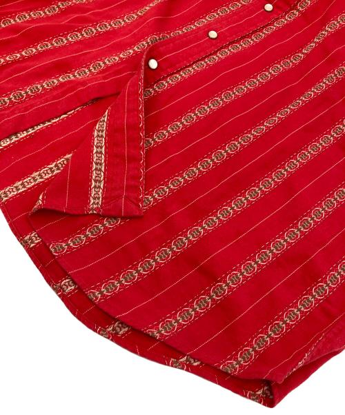 POLO RALPH LAUREN（ポロ・ラルフローレン）POLO RALPH LAUREN (ポロ・ラルフローレン) 【古着】90'S ウエスタンシャツ 半袖シャツ　90年代　 VITAGE CLASSIC WESTERN レッド サイズ:XLの古着・服飾アイテム