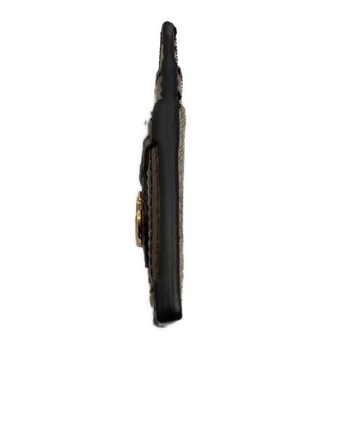 GUCCI（グッチ）GUCCI (グッチ) GGスプリームカードケース ブラウン サイズ:実寸参照の古着・服飾アイテム