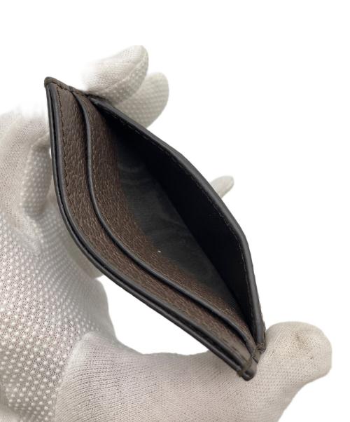 GUCCI（グッチ）GUCCI (グッチ) GGスプリームカードケース ブラウン サイズ:実寸参照の古着・服飾アイテム