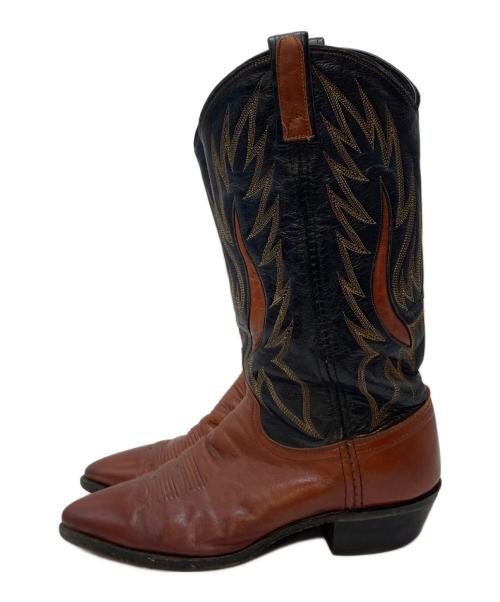 DANPOST（ダンポスト）DANPOST (ダンポスト) ウェスタンブーツ　ロングブーツ　レザーブーツ ブラウン サイズ:US7.5の古着・服飾アイテム