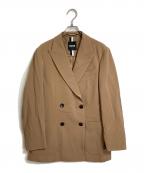 BOSSボス）の古着「ダブルジャケット　テーラードジャケット」｜ブラウン