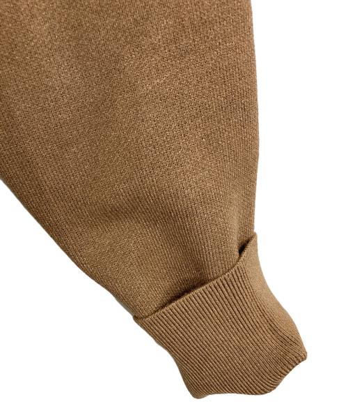 Noble（ノーブル）Noble (ノーブル) ダブル編みショートカーデ カーディガン ブラウン サイズ:実寸参照の古着・服飾アイテム