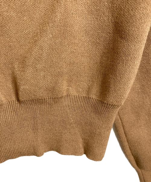 Noble（ノーブル）Noble (ノーブル) ダブル編みショートカーデ カーディガン ブラウン サイズ:実寸参照の古着・服飾アイテム