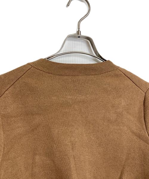 Noble（ノーブル）Noble (ノーブル) ダブル編みショートカーデ カーディガン ブラウン サイズ:実寸参照の古着・服飾アイテム