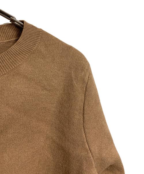 Noble（ノーブル）Noble (ノーブル) ダブル編みショートカーデ カーディガン ブラウン サイズ:実寸参照の古着・服飾アイテム