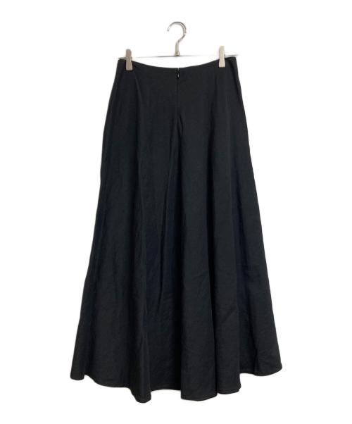 AK+1（エーケーワン）AK+1 (エーケーワン) ウールリネンバイアススカート ブラック サイズ:Mの古着・服飾アイテム