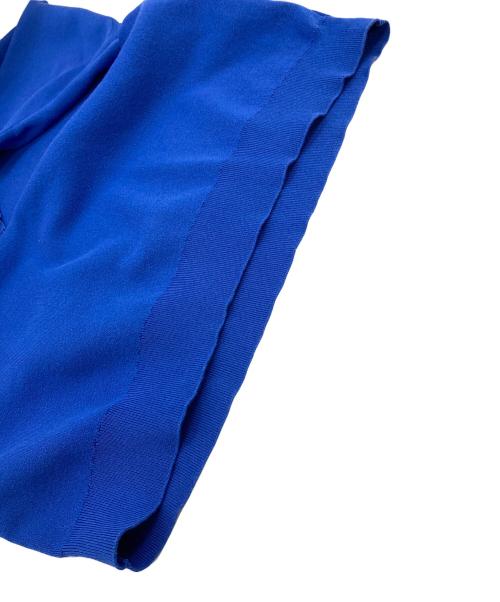 FRAMeWORK（フレームワーク）FRAMeWORK (フレームワーク) ウォッシャブルスムースプルオーバー　混ニット ブルー サイズ:FREEの古着・服飾アイテム