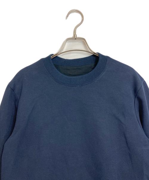MM6 Maison Margiela（エムエムシックスメゾンマルジェラ）MM6 Maison Margiela (エムエムシックスメゾンマルジェラ) ポリアミド混紡スーツスウェットシャツ　MM6 ネイビー サイズ:Sの古着・服飾アイテム