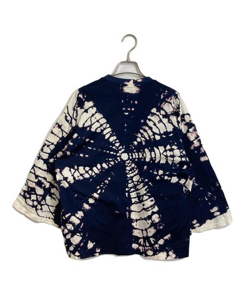 TOGA PULLA（トーガ プルラ）TOGA PULLA (トーガ プルラ) silkete tie dye top 2 タイダイT ネイビー サイズ:36の古着・服飾アイテム