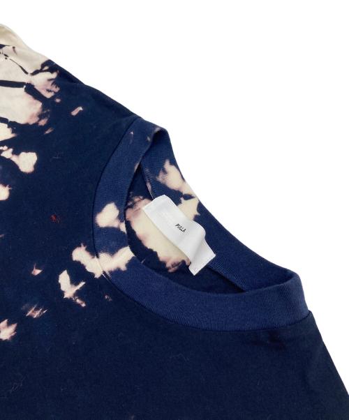 TOGA PULLA（トーガ プルラ）TOGA PULLA (トーガ プルラ) silkete tie dye top 2 タイダイT ネイビー サイズ:36の古着・服飾アイテム