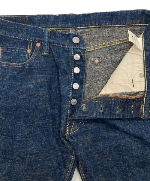 THE STRIKE GOLD（ストライクゴールド）the strike gold (ストライクゴールド) 右綾 15ozセルビッジデニムパンツ インディゴ サイズ:W34の古着・服飾アイテム