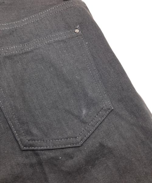 woadblue（ウォードブルー）woadblue (ウォードブルー) ワイドデニムパンツ WIDE DENIM ジップフライデニムパンツ 5P ブラック サイズ:W23の古着・服飾アイテム