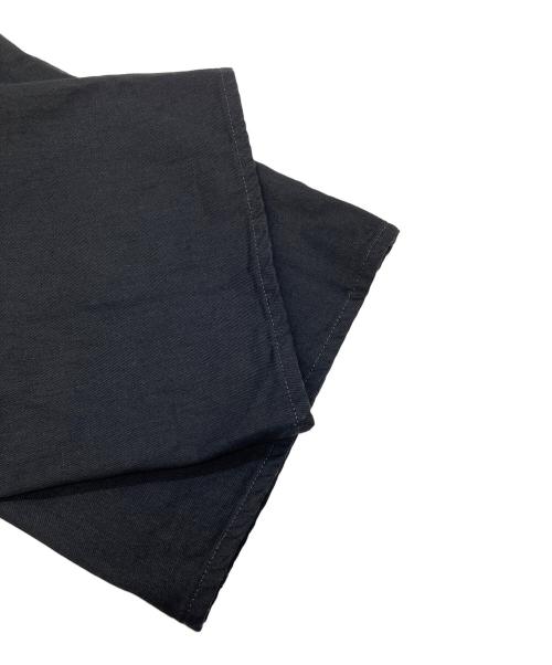 woadblue（ウォードブルー）woadblue (ウォードブルー) ワイドデニムパンツ WIDE DENIM ジップフライデニムパンツ 5P ブラック サイズ:W23の古着・服飾アイテム