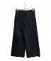 woadblue (ウォードブルー) ワイドデニムパンツ WIDE DENIM ジップフライデニムパンツ 5P ブラック サイズ:W23：4500円