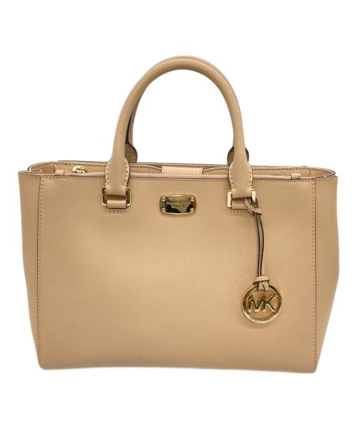 MICHAEL KORS（マイケル・コース）MICHAEL KORS (マイケルコース) 2WAYショルダーバッグ ベージュ サイズ:実寸参照の古着・服飾アイテム