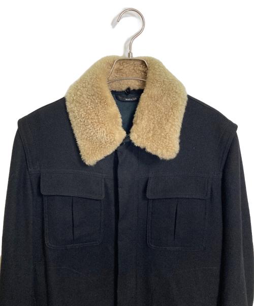 Martin Margiela14（マルタンマルジェラ14）Martin Margiela14 (マルタンマルジェラ14) Pilot Boa JACKET ブラック サイズ:48の古着・服飾アイテム
