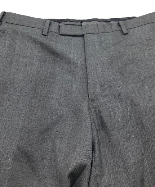 BLACK LABEL CRESTBRIDGE（ブラックレーベル クレストブリッジ）BLACK LABEL CRESTBRIDGE (ブラックレーベル クレストブリッジ) チェック総柄セットアップスーツ　パンツスーツ　セットアップスーツ　J∞Quality 生地 グレー サイズ:42の古着・服飾アイテム