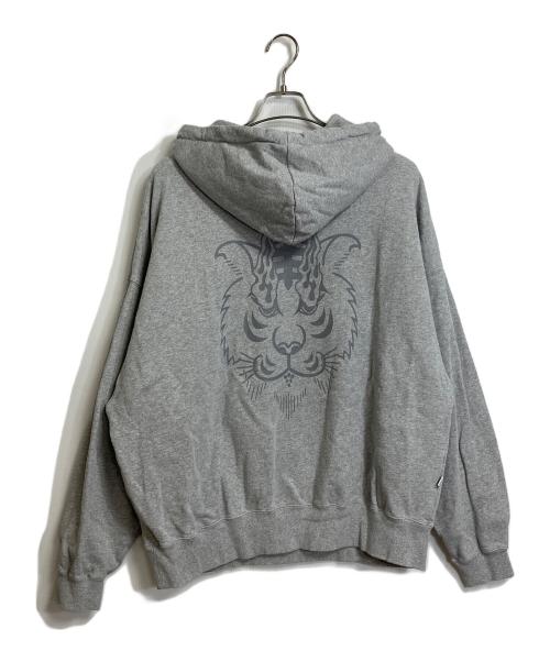 EVISEN（エビセン）EVISEN (エビセン) TORA EVI LOGO HOODIE パーカー フーディ― グレー サイズ:Lの古着・服飾アイテム