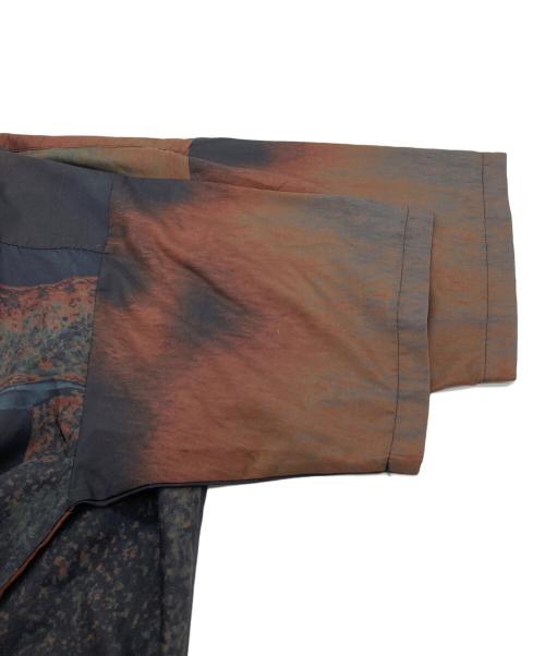 EVISEN（エビセン）EVISEN (エビセン) EVIHENGE SHIRT オープンカラーシャツ 総柄シャツ ブラウン サイズ:Lの古着・服飾アイテム