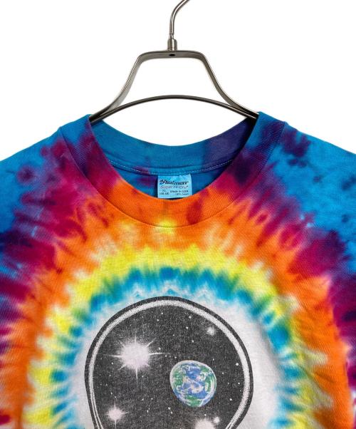 TEDMAN（テッドマン）TEDMAN (テッドマン) 【古着】80’S タイダイTシャツ　半袖カットソー　Tシャツ　Tee space your face 1987 Grateful Dead   80年代　USA製 ブルー×イエロー サイズ:XLの古着・服飾アイテム