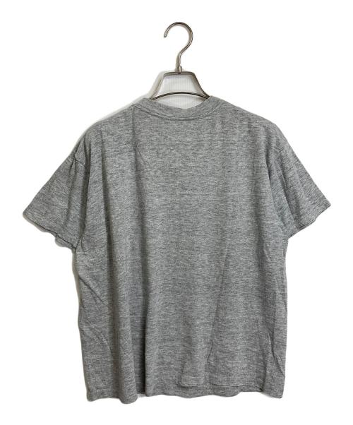 sports wear（スポーツウェア）sports wear (スポーツウェア) 【古着】80’SヴィンテージTシャツ ハーバード大学 染み込み 2段プリント　80年代　カレッジTシャツ　USA製 グレー サイズ:Lの古着・服飾アイテム