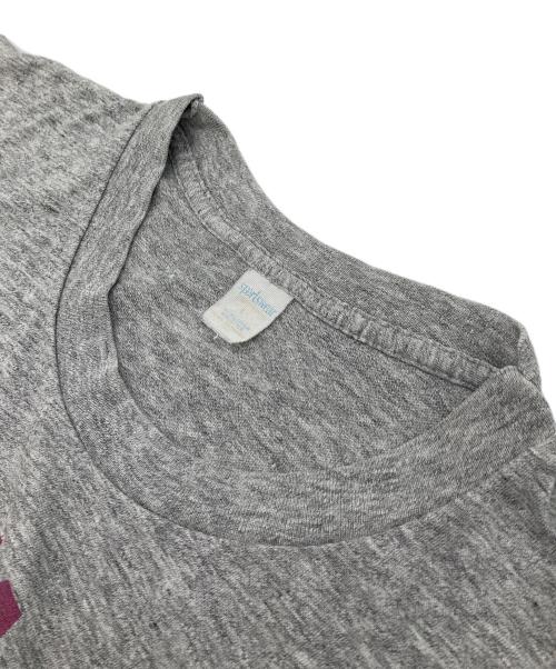 sports wear（スポーツウェア）sports wear (スポーツウェア) 【古着】80’SヴィンテージTシャツ ハーバード大学 染み込み 2段プリント　80年代　カレッジTシャツ　USA製 グレー サイズ:Lの古着・服飾アイテム