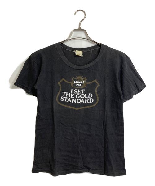 VINTAGE（ヴィンテージ）VINTAGE (ヴィンテージ) 【古着】70~80's ヴィンテージTシャツ/CANADA DRY EUREX シングルステッチ　80年代　70年代 ブラック サイズ:Mの古着・服飾アイテム