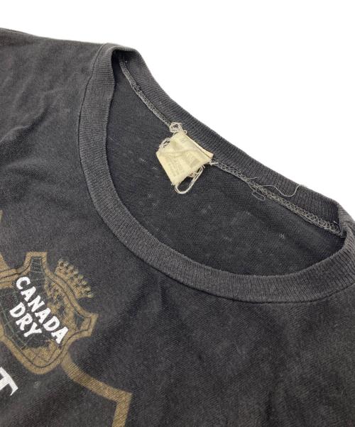 VINTAGE（ヴィンテージ）VINTAGE (ヴィンテージ) 【古着】70~80's ヴィンテージTシャツ/CANADA DRY EUREX シングルステッチ　80年代　70年代 ブラック サイズ:Mの古着・服飾アイテム