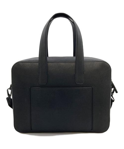 EMPORIO ARMANI（エンポリオアルマーニ）EMPORIO ARMANI (エンポリオアルマーニ) ビジネスバッグ ブリーフケース ブラック サイズ:実寸参照の古着・服飾アイテム