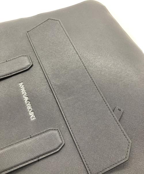 EMPORIO ARMANI（エンポリオアルマーニ）EMPORIO ARMANI (エンポリオアルマーニ) ビジネスバッグ ブリーフケース ブラック サイズ:実寸参照の古着・服飾アイテム