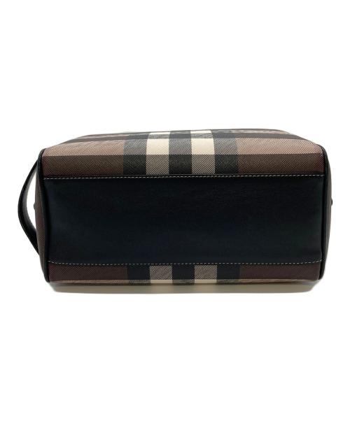 BURBERRY（バーバリー）BURBERRY (バーバリー) セカンドバッグ　ハンドバック　バーバリーチェック ブラウン サイズ:実寸参照の古着・服飾アイテム