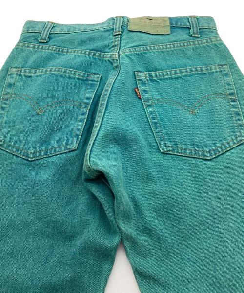 LEVI'S（リーバイス）LEVI'S (リーバイス) 【古着】８０'s後染め505デニムパンツ　ボタン裏650 42TALON グリーン サイズ:W28の古着・服飾アイテム