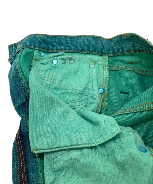 LEVI'S（リーバイス）LEVI'S (リーバイス) 【古着】８０'s後染め505デニムパンツ　ボタン裏650 42TALON グリーン サイズ:W28の古着・服飾アイテム