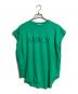 Americana（アメリカーナ）の古着「袖ロールTシャツ　Tee   日本製」｜グリーン