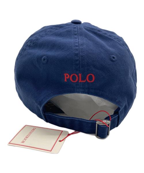 POLO RALPH LAUREN（ポロ・ラルフローレン）POLO RALPH LAUREN (ポロ・ラルフローレン) キャップ　ポニー刺繍キャップ　バックロゴ　6パネルキャップ ネイビー サイズ:ONE 未使用品の古着・服飾アイテム