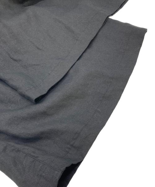 SARAHWEAR（サラウェア）SARAHWEAR (サラウェア) リネンオーバーオール ブラック サイズ:実寸参照の古着・服飾アイテム