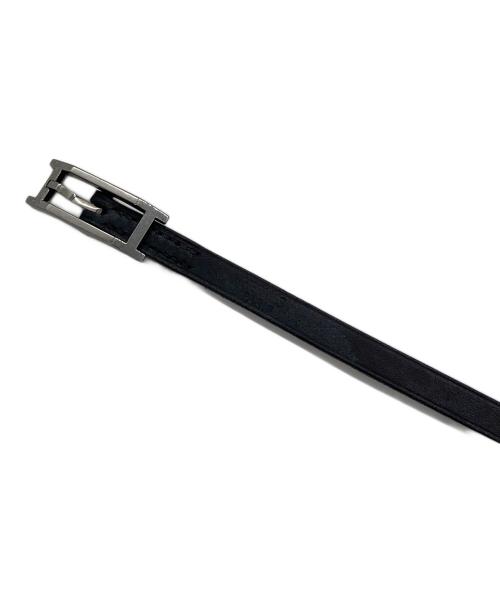 HERMES（エルメス）HERMES (エルメス) アピ3 レザーブレスレット　2003年 ブラック サイズ:実寸参照の古着・服飾アイテム