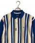 FRED PERRY (フレッドペリー) 【古着】ラガーシャツ　ポロシャツ　ストライプ　ポルトガル製 ネイビー サイズ:M：4500円
