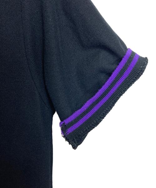 FRED PERRY（フレッドペリー）FRED PERRY (フレッドペリー) ポロシャツ パープル×ブラック サイズ:36の古着・服飾アイテム