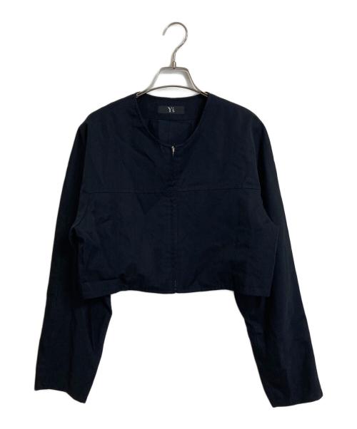 Y's（ワイズ）Y's (ワイズ) ノーカラージャケット 03SS ブラック サイズ:実寸参照の古着・服飾アイテム